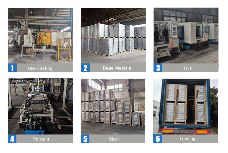 raised floor production process aluminum access floor production