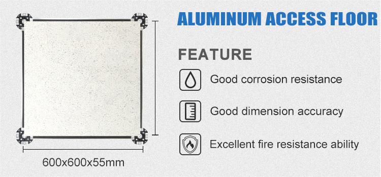 solid aluminum access floor 