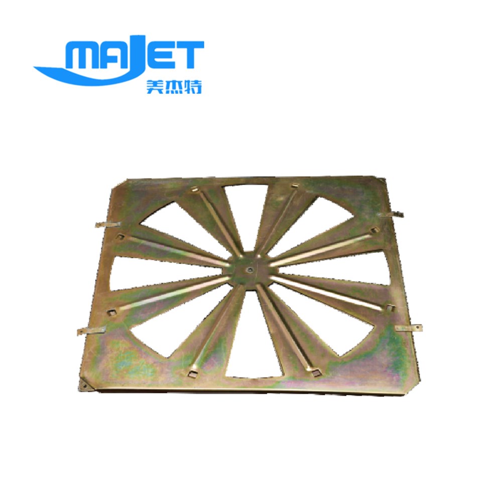 round damper for perforated raised floor