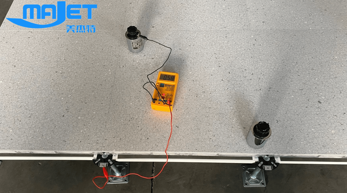 raised floor antistatic test
