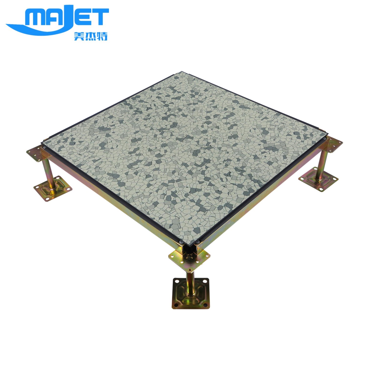 PVC finished steel raised floor