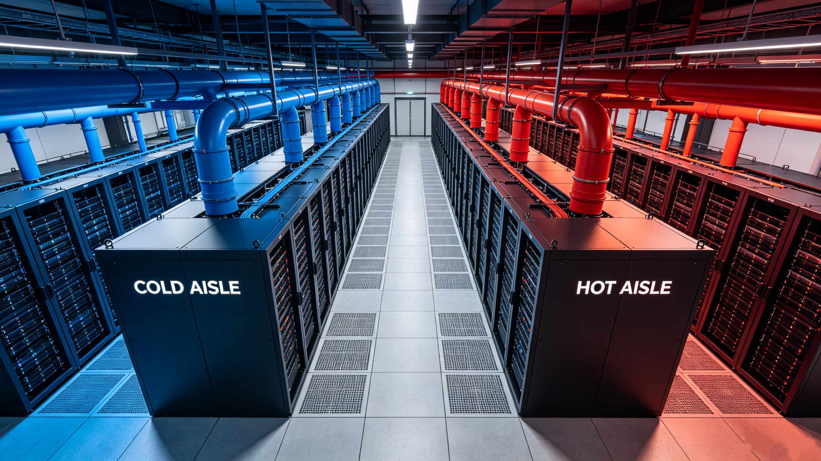 cold aisle and hot aisle
